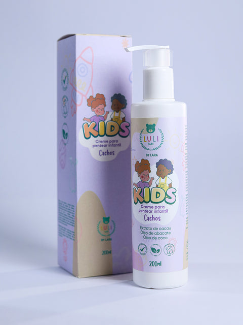 Creme para Pentear Infantil Cachos Kids 200ml - Linha By Lara