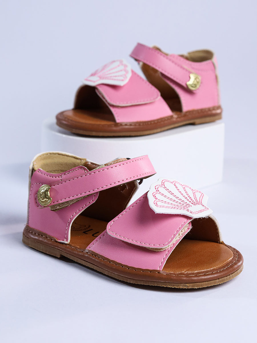 Sandália Clara Concha - Rosa