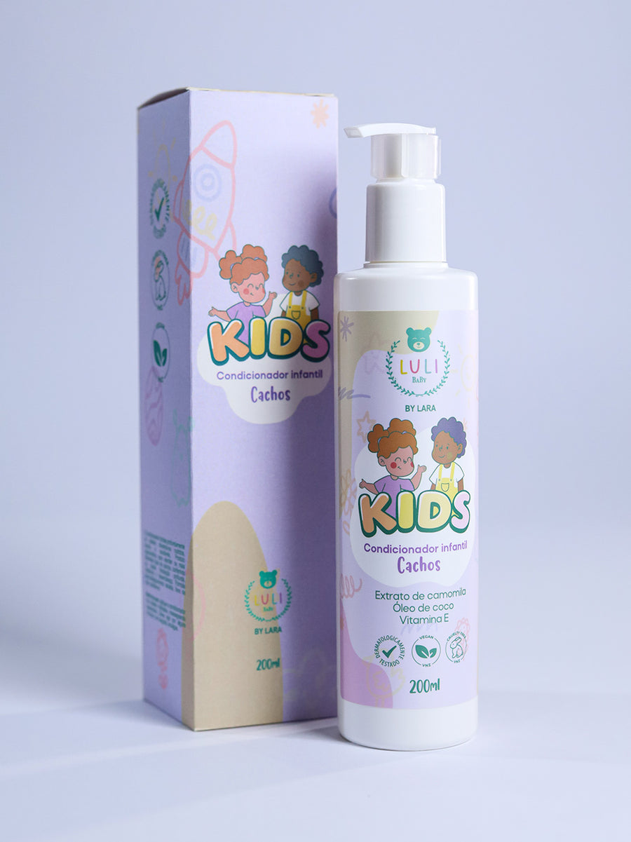 Condicionador Infantil Cachos Kids 200ml - Linha By Lara