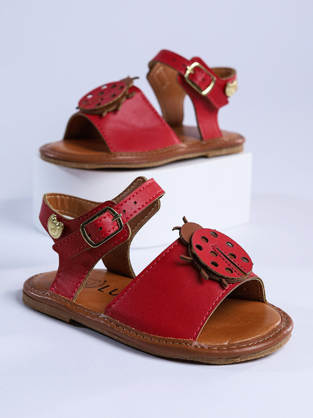 Sandália Analu Joaninha - Vermelha