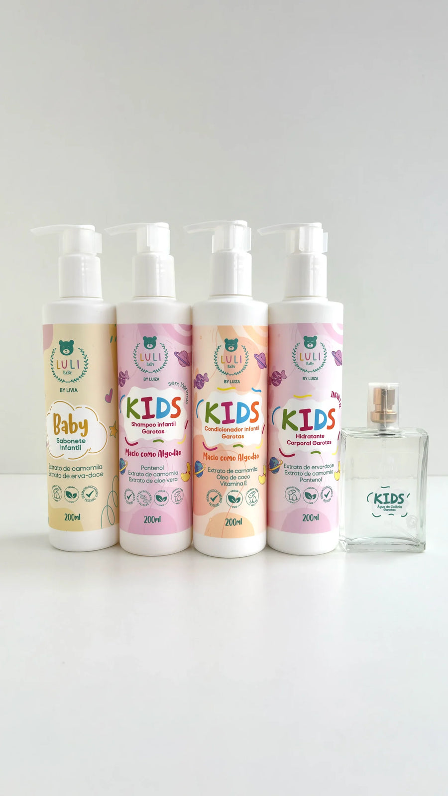 Kit Garotas Cuidado Diário c/ Sabonete Líquido
