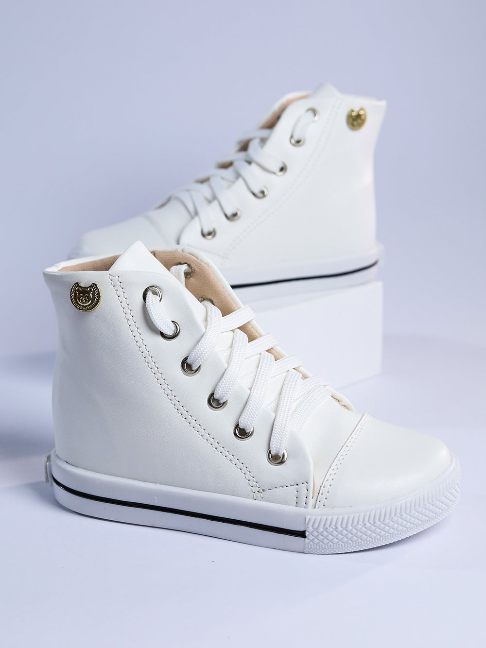 Tênis Cano Alto - Branco