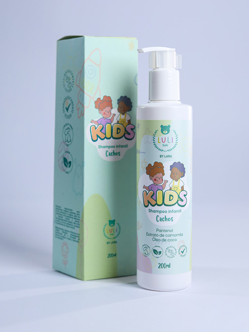 Shampoo Infantil Cachos Kids 200ml - By Lara