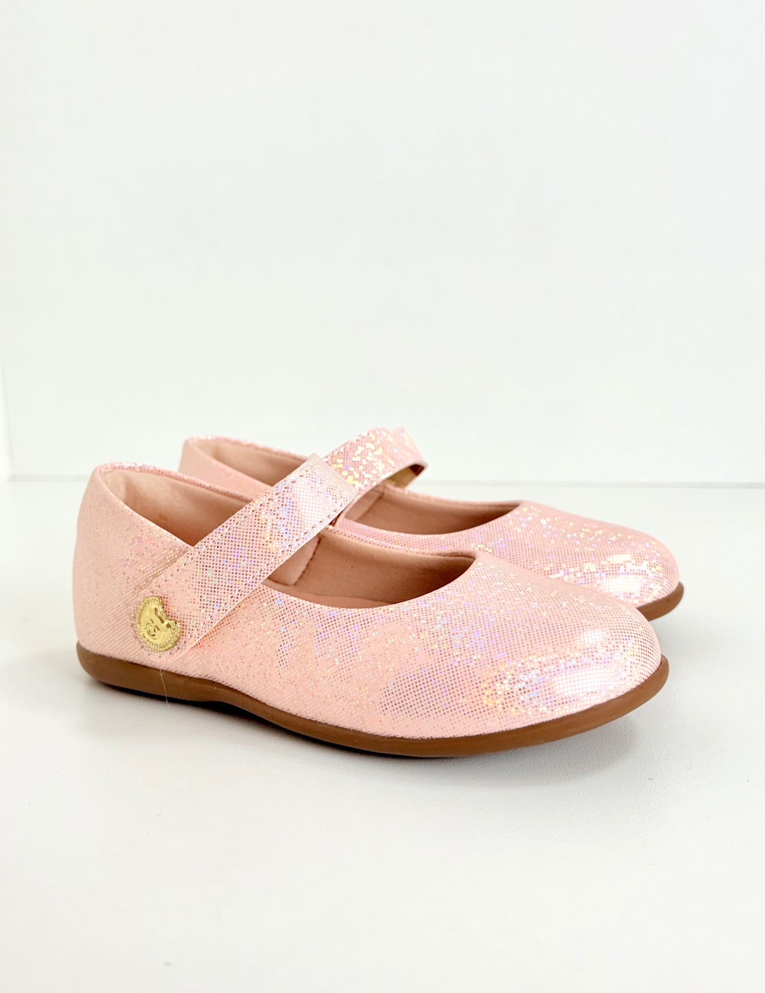 Sapatilha Basic - Rosa C/ Glitter