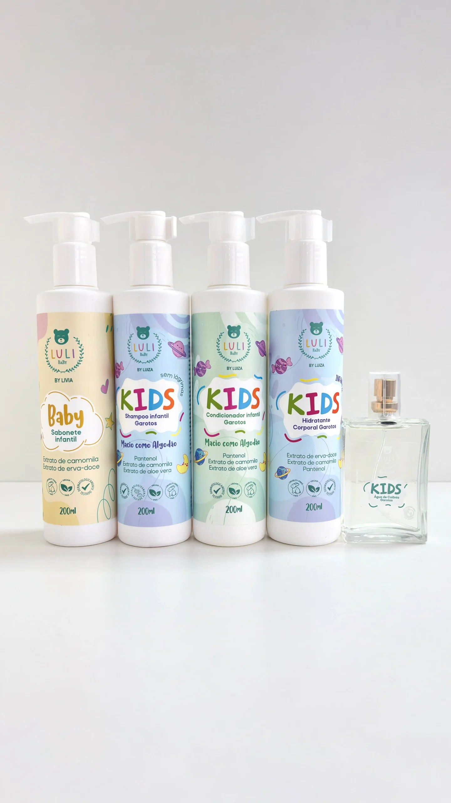 Kit Garotos Cuidado Diário c/ Sabonete Líquido