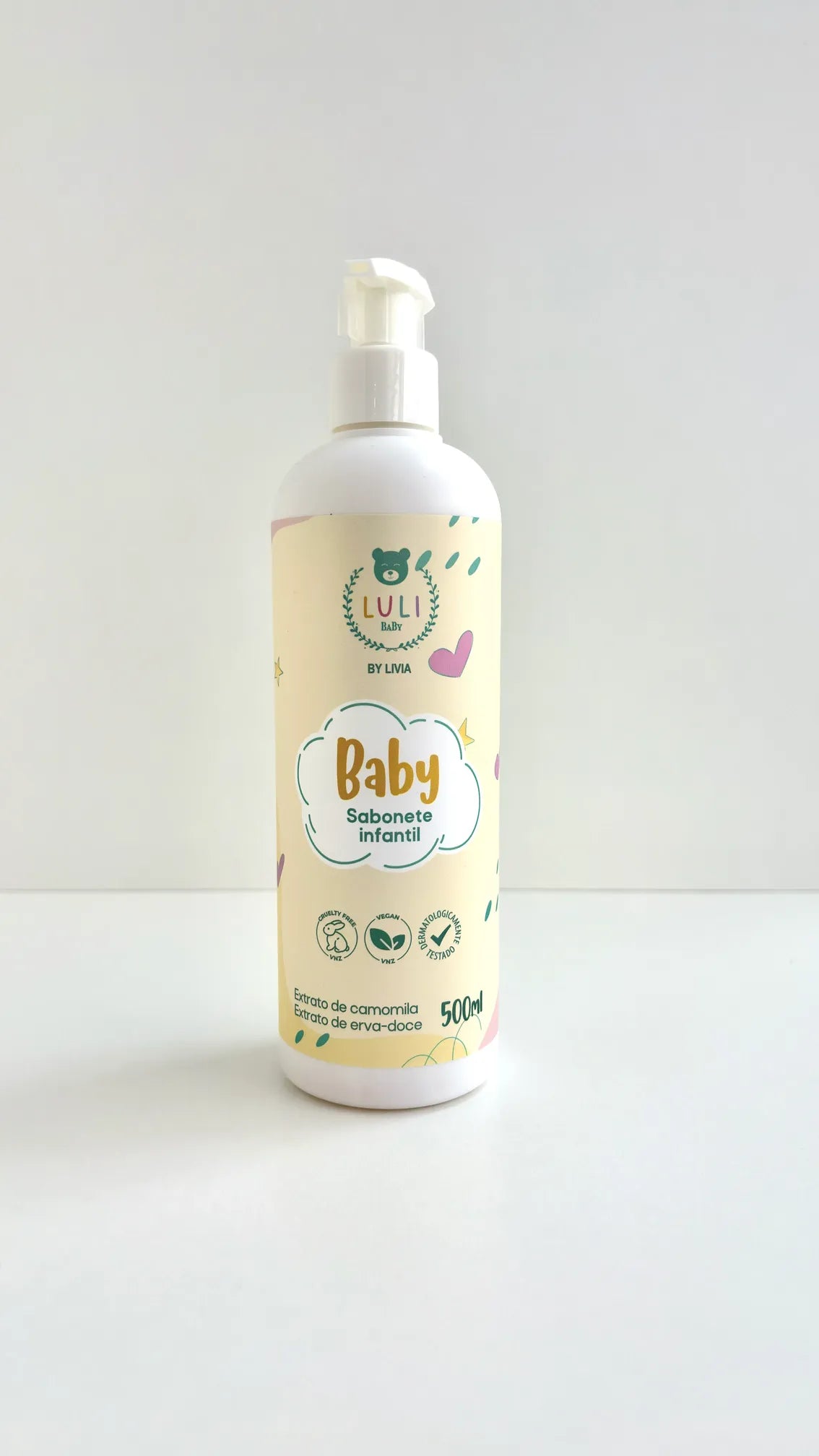 Sabonete Líquido Infantil  500ml - Linha By Livia